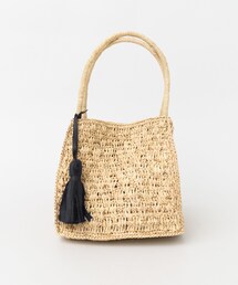 メゾンエヌアッシュパリ【未使用】ZOEラフィアハンドバッグ MAISON N.H PARIS（メゾンエヌアッシュパリ）の「MAISON N.H PARIS ZOE