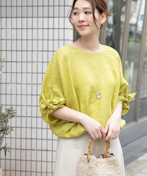 URBAN RESEARCH ROSSO - URBAN RESEARCH ROSSOパフスリーブプルオーバー トップス URBAN RESEARCH ROSSO WOMEN（アーバンリサーチ ロッソ）の