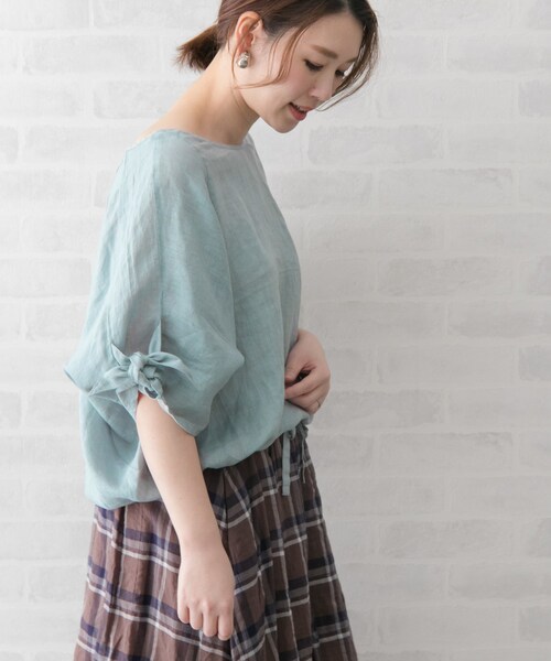 ROSSOPURO 売れ筋商品|||ロッソピューロ Tシャツ トップス レディース Tops Green RODEO CROWNS WIDE BOWL | NJ85 ナンバートップス (Tシャツ