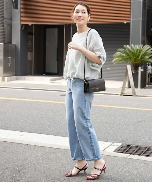 ROSSOPURO 売れ筋商品|||ロッソピューロ シャツ トップス レディース Denim shirts Blue Port & Company Ladies Long Sleeve Value Denim Shirt, S