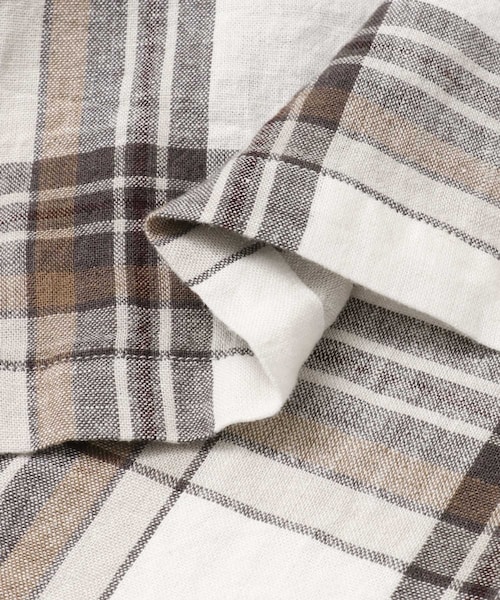 URBAN RESEARCH Sonny Label(アーバンリサーチサニーレーベル)の「リネンチェックスキッパーマキシワンピース(ワンピース/ドレス・レディース・パープル/ベージュ/オフ・FREE)」の20枚目の写真