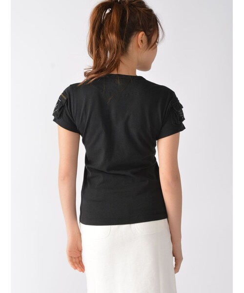 AVIREX(アヴィレックス)の「AVI-L-SS FATIGUE V/N(トップス・レディース・BLK/L/GREY/PINK/WHITE/LEMON・S/M/L)」の11枚目の写真