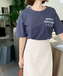 DHOLIC | レタリングルーズ半袖Tシャツ(Tシャツ/カットソー)