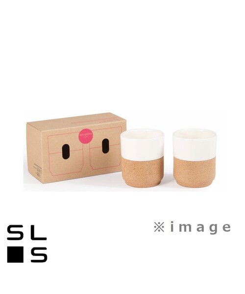 no brand（ノーブランド）の「AMORIM alma gemea ティーカップセット ダークグレー Φ8/H9cm 湯呑み コルク付き 陶器製 ポルトガル製（グラス/マグカップ/タンブラー・その他）」の4枚目の写真