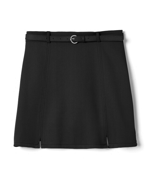 GRL（グレイル）の「インパン・ベルト付き台形スカート（スカート・レディース・ベージュ/アイボリー/ブラック・S）」の3枚目の写真