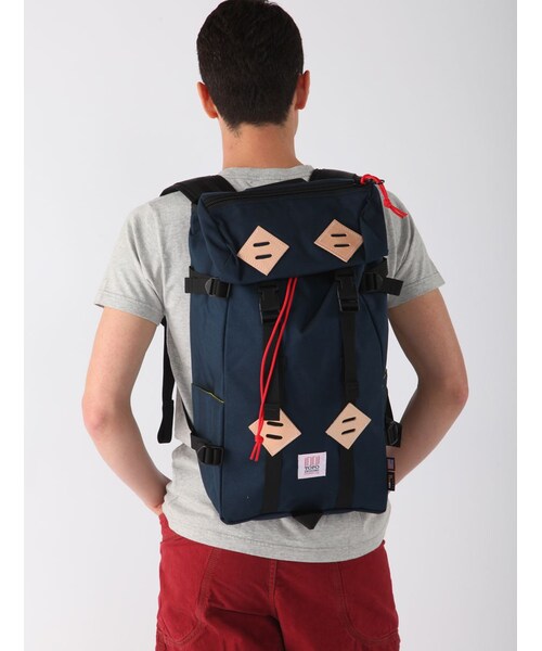 BEAVER(ビーバー)の「TOPO DESIGNS(トポデザインズ) Kletter Sack (521)(ファッション雑貨・メンズ・NAVY/GOLD・F)」の1枚目の写真