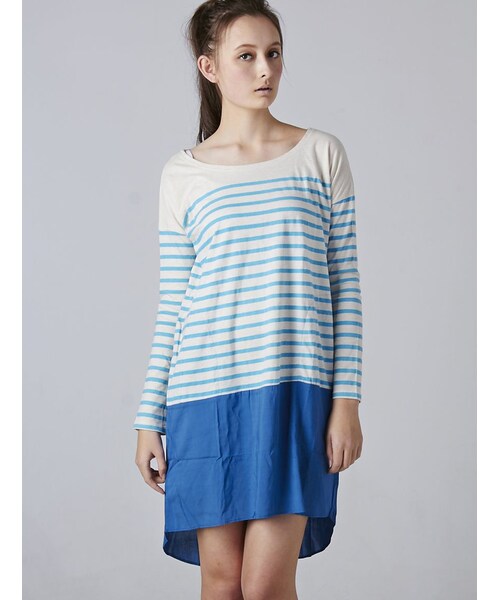 Rinajour（リナジュール）の「Rinajour (リナジュール) 切替ドルマンワンピース（ワンピース/ドレス・レディース・PINK/NAVY/SACKS・F）」の15枚目の写真