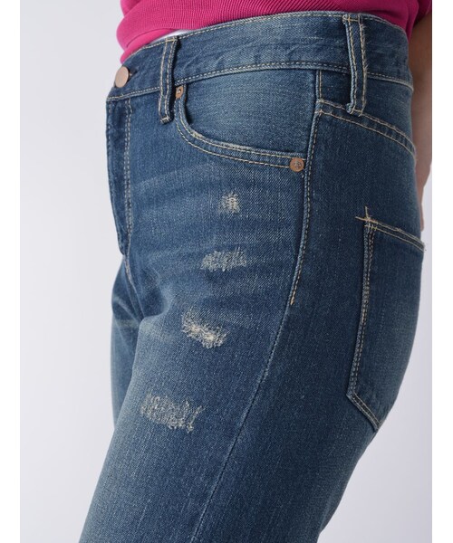 Rinajour(リナジュール)の「Rinajour (リナジュール) Boysテーパードパンツ(パンツ・レディース・INDIGO/USED・2/1)」の7枚目の写真