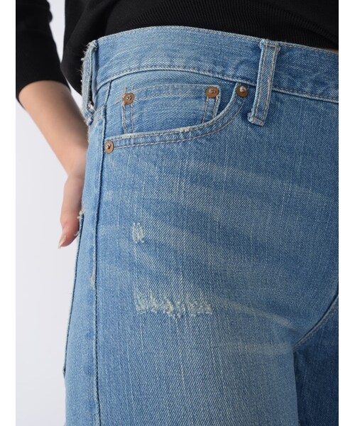 Rinajour(リナジュール)の「Rinajour (リナジュール) Boysテーパードパンツ(パンツ・レディース・INDIGO/USED・2/1)」の15枚目の写真