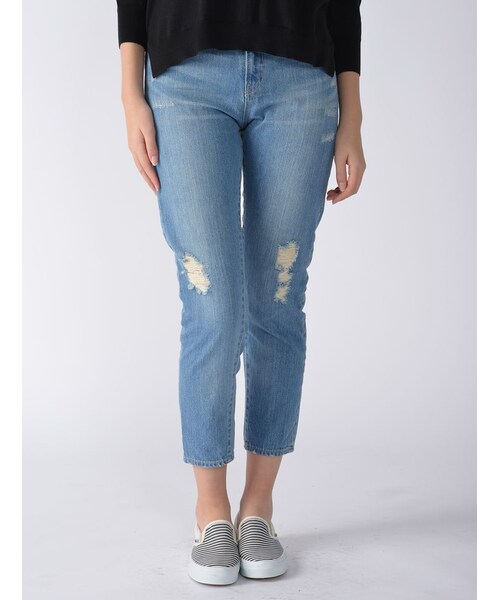 Rinajour(リナジュール)の「Rinajour (リナジュール) Boysテーパードパンツ(パンツ・レディース・INDIGO/USED・2/1)」の10枚目の写真