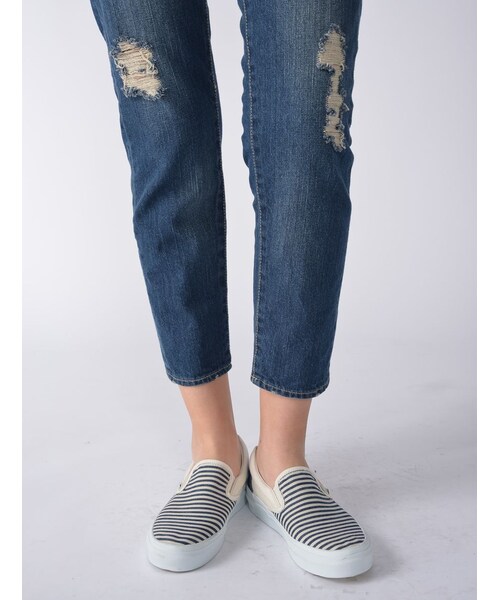 Rinajour(リナジュール)の「Rinajour (リナジュール) Boysテーパードパンツ(パンツ・レディース・INDIGO/USED・2/1)」の8枚目の写真