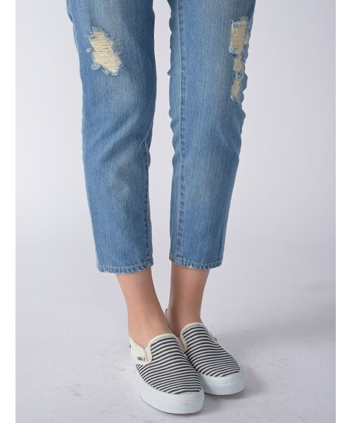 Rinajour(リナジュール)の「Rinajour (リナジュール) Boysテーパードパンツ(パンツ・レディース・INDIGO/USED・2/1)」の16枚目の写真