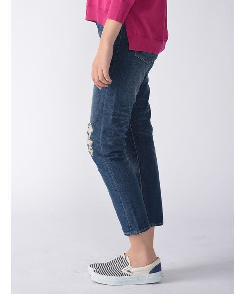 Rinajour(リナジュール)の「Rinajour (リナジュール) Boysテーパードパンツ(パンツ・レディース・INDIGO/USED・2/1)」の3枚目の写真