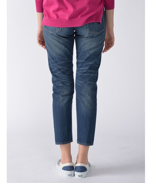 Rinajour(リナジュール)の「Rinajour (リナジュール) Boysテーパードパンツ(パンツ・レディース・INDIGO/USED・2/1)」の4枚目の写真