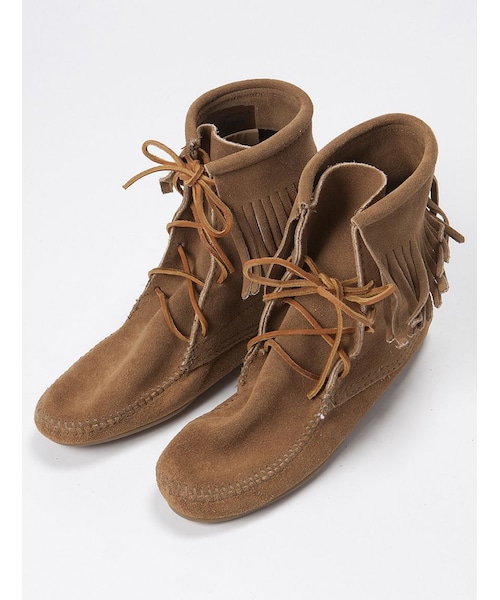 Minnetonka（ミネトンカ）の「Minnetonka (ミネトンカ) トランパーアンクルハイブーツ (589)（シューズ・レディース・BLACK/TAN/BROWN・50/60/70/80）」の13枚目の写真