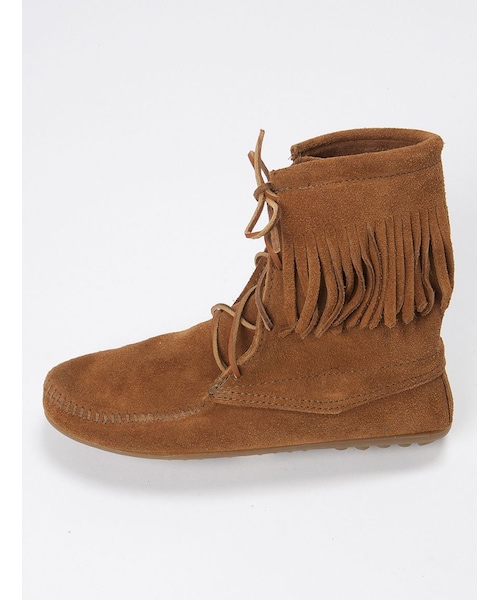 Minnetonka（ミネトンカ）の「Minnetonka (ミネトンカ) トランパーアンクルハイブーツ (589)（シューズ・レディース・BLACK/TAN/BROWN・50/60/70/80）」の5枚目の写真