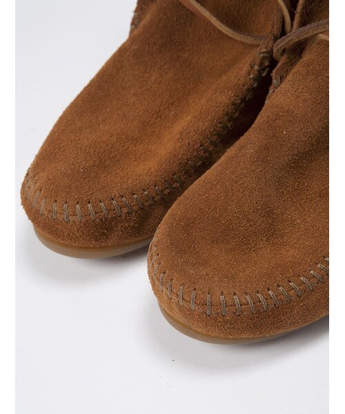 Minnetonka（ミネトンカ）の「Minnetonka (ミネトンカ) トランパーアンクルハイブーツ (589)（シューズ・レディース・BLACK/TAN/BROWN・50/60/70/80）」の4枚目の写真