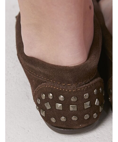 Minnetonka(ミネトンカ)の「minnetonka (ミネトンカ) スタッズ キルティモック(シューズ・レディース・BLACK/BROWN/D/BROWN・60/70/80/50)」の17枚目の写真