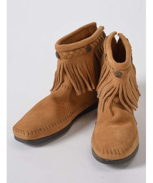 Minnetonka(ミネトンカ)の「ミネトンカ/HITOP B-ZIP BT(シューズ・レディース・BLACK/TAN/BROWN・50/60/70/80)」の19枚目の写真