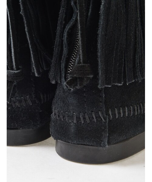 Minnetonka(ミネトンカ)の「ミネトンカ/HITOP B-ZIP BT(シューズ・レディース・BLACK/TAN/BROWN・50/60/70/80)」の9枚目の写真