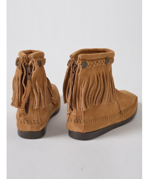 Minnetonka(ミネトンカ)の「ミネトンカ/HITOP B-ZIP BT(シューズ・レディース・BLACK/TAN/BROWN・50/60/70/80)」の21枚目の写真