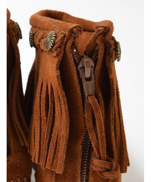 Minnetonka(ミネトンカ)の「ミネトンカ/HITOP B-ZIP BT(シューズ・レディース・BLACK/TAN/BROWN・50/60/70/80)」の17枚目の写真