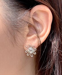 DHOLIC | ワイヤーフラワーピアス(ピアス（両耳用）)
