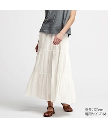UNIQLO | ティアードロングスカート(スカート)