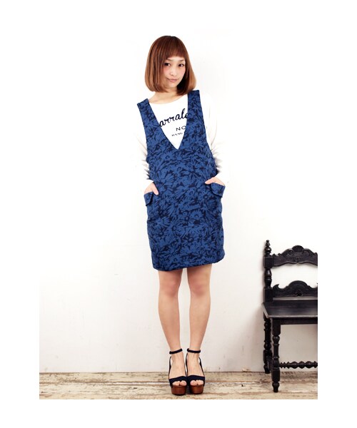 w closet（ダブルクローゼット）の「ウッドソールストラップサンダル（シューズ・レディース・ベージュ/ネイビー/ブラック・M/L）」の9枚目の写真