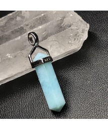 Handmade（ハンドメイド）の「カリブ海の宝石 高品質ラリマー