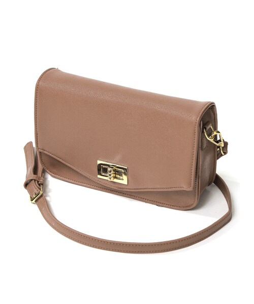 GRL（グレイル）の「ミニポシェットバッグ（ショルダーバッグ・レディース・ブラック/モカ・F）」の2枚目の写真