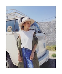 no brand | WAFFLE NO SLEEVE TOPS(Tシャツ/カットソー)