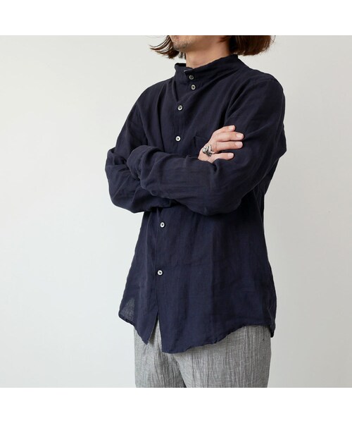 nisica（ニシカ）の「nisica｜ニシカ ｜ガンジーネックシャツ ｜NIS