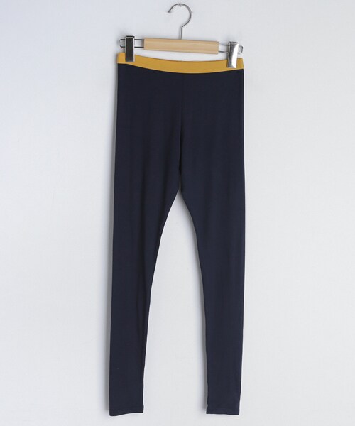 DHOLIC（ディーホリック）の「ウエスト配色レギンス（レギンス/スパッツ・レディース・ブラック/ホワイト/グレー/グリーン/ブルー/その他・FREE）」の5枚目の写真