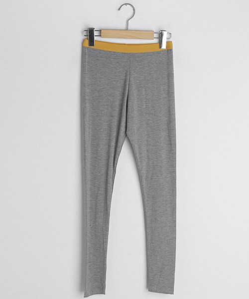 DHOLIC（ディーホリック）の「ウエスト配色レギンス（レギンス/スパッツ・レディース・ブラック/ホワイト/グレー/グリーン/ブルー/その他・FREE）」の6枚目の写真