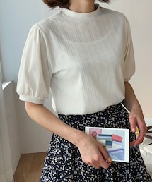 DHOLIC | ハーフパフスリーブTシャツ(Tシャツ/カットソー)