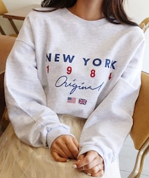 DHOLIC | NEW YORKプリントスウェット(スウェット)