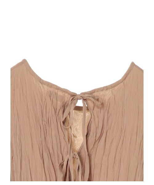 earth music&ecology(アースミュージックアンドエコロジー)の「ワッシャープリーツティアードワンピース(ワンピース/ドレス・ライトベージュ/ミント/ラベンダー・F)」の6枚目の写真