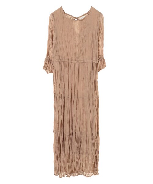 earth music&ecology(アースミュージックアンドエコロジー)の「ワッシャープリーツティアードワンピース(ワンピース/ドレス・ライトベージュ/ミント/ラベンダー・F)」の1枚目の写真