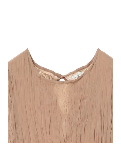 earth music&ecology(アースミュージックアンドエコロジー)の「ワッシャープリーツティアードワンピース(ワンピース/ドレス・ライトベージュ/ミント/ラベンダー・F)」の3枚目の写真