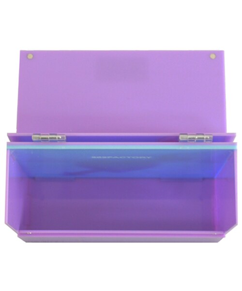 202FACTORY(202ファクトリー)の「GIRL BOX CLUTCH BAG(バッグ・レディース・PURPLE + SKY BLUE・*15.5CM x 13CM x 5.4CM)」の4枚目の写真