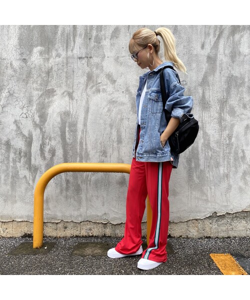 no brand（ノーブランド）の「ちょいフレアLINEパンツ（その他パンツ・レディース・その他）」の6枚目の写真