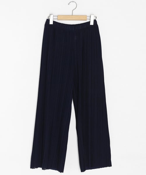 DHOLIC（ディーホリック）の「プリーツストレッチワイドパンツ（その他パンツ・レディース・ベージュ/ブラック/グレー/ブルー・FREE）」の4枚目の写真