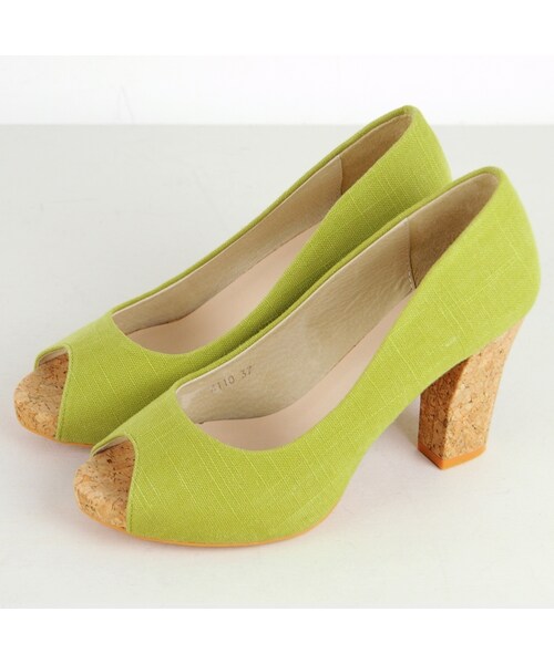 ORiental TRaffic（オリエンタルトラフィック）の「オープントゥパンプス（その他・レディース・ブラック/ブルー/グリーン・34/35/36/37/38/39/40/41/42）」の2枚目の写真