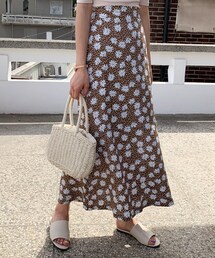 DHOLIC | ドットフローラルスカート(スカート)