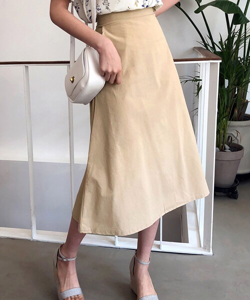 DHOLIC（ディーホリック）の「サイドポケットバックゴムスカート（スカート・レディース・ブラウン/ブラック/ベージュ・FREE）」の3枚目の写真