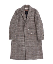 タイムセールCULLNI チェック柄チェスターコート CULLNI（クルニ