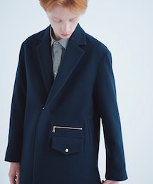 cullni クルニ ライダース チェスターコート CULLNI（クルニ） チェスターコート コート 「別注」 Tailored Tie