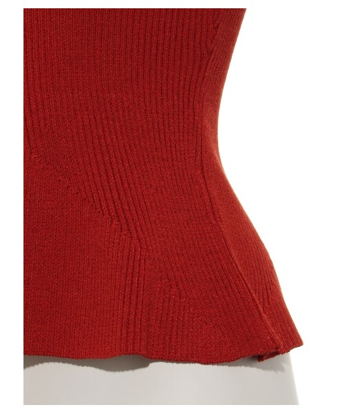 lilLilly(リルリリー)の「ヘムフレアニットトップ(トップス・レディース・LT PINK/PURPLE/PINK/RED・FREE)」の10枚目の写真