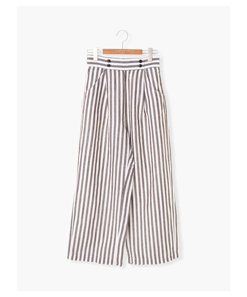 Lugnoncure(ルノンキュール)の「リネン混マリン風パンツ(パンツ・ブラック/ベージュ/グリーン/オリーブ/ネイビー・F)」の8枚目の写真